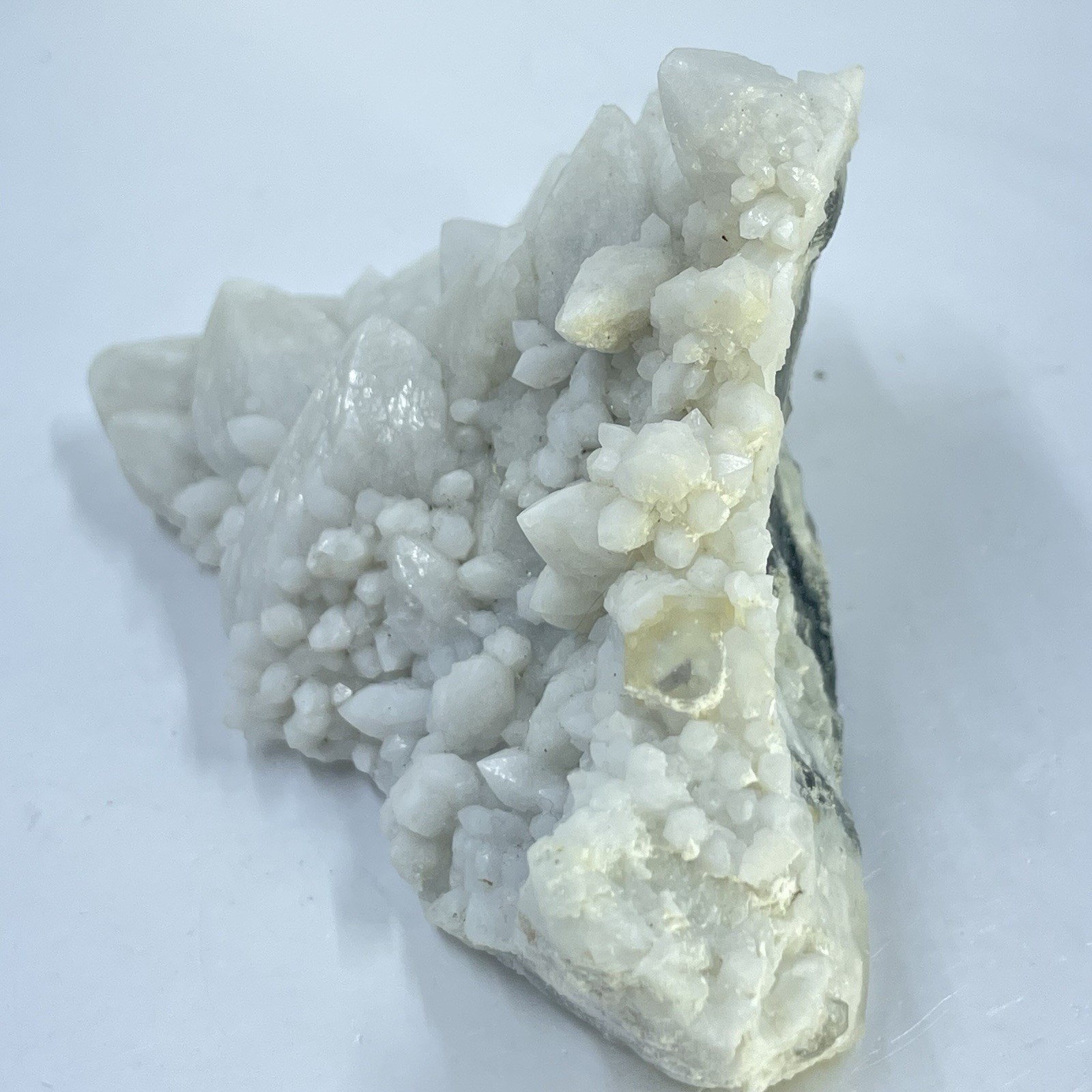 Candle Quartz w Single Fluorite Mineral Specimen Inner Mongolia natural crystal