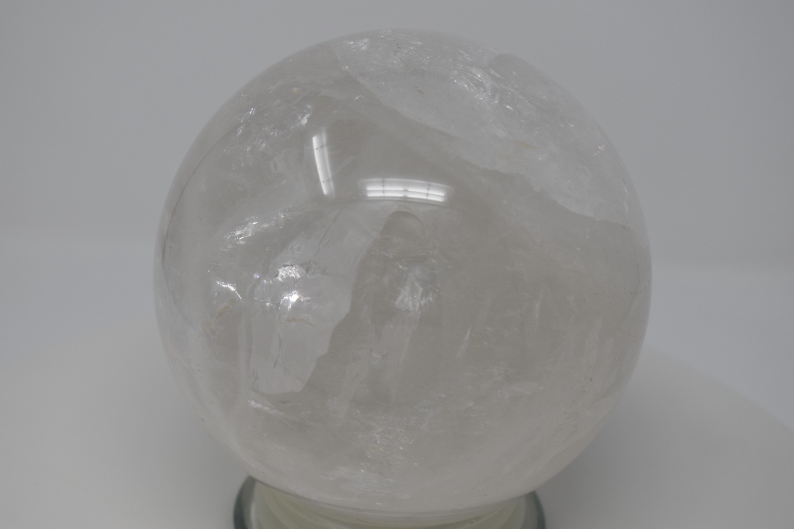 Large Quartz Crystal Sphere 3289 grams (7 lb 4 oz) 133 mm