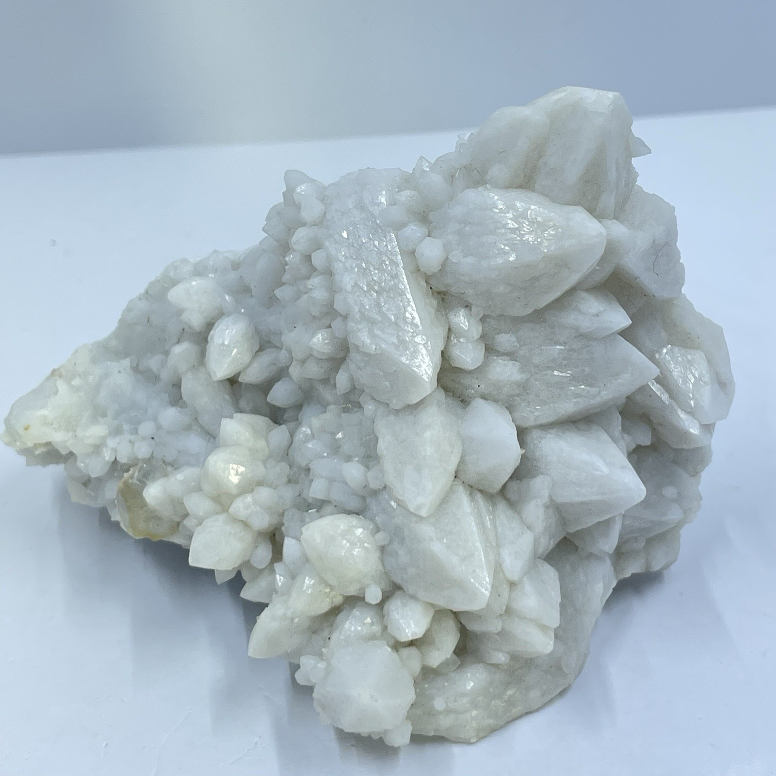 Candle Quartz w Single Fluorite Mineral Specimen Inner Mongolia natural crystal