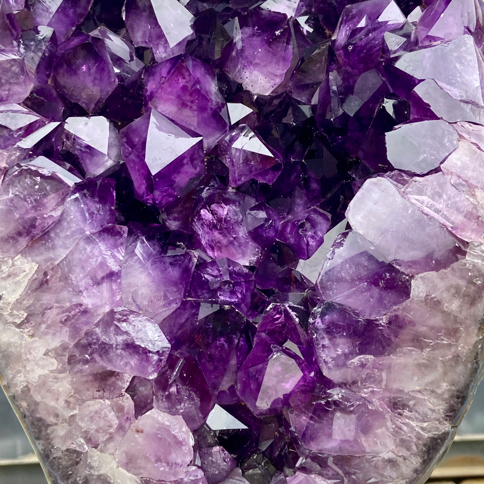 39.35LB Natural Amethyst geode quartz cluster crystal specimen energy healing