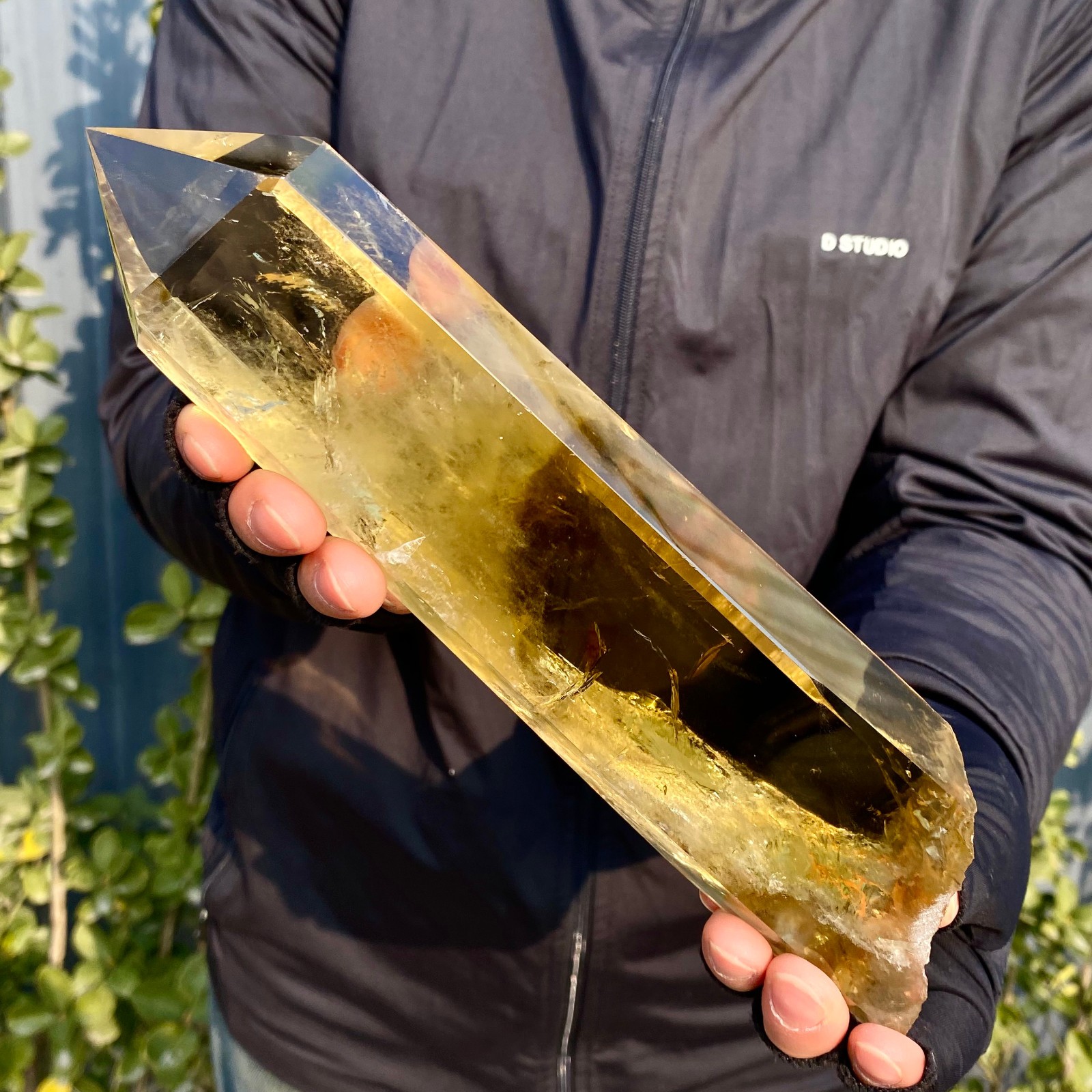 1.92LB Citrine obelisk energy column Reiki healing