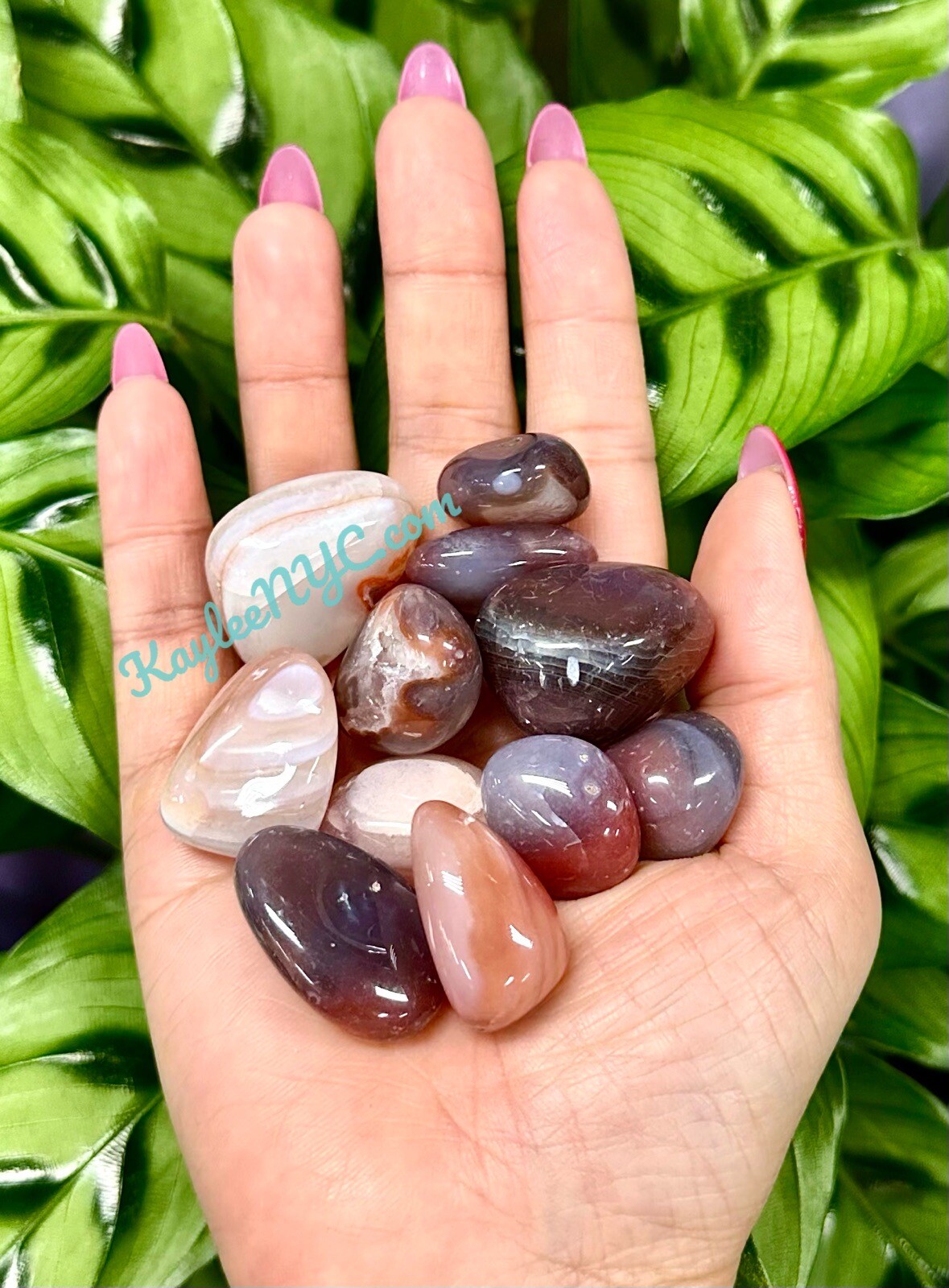 Wholesale Lot 2 Lbs Natural Botswana Agate Tumble Crystal Healing Energy