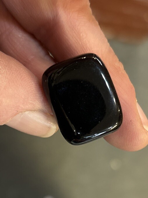 1 Piece Tumbled Black Obsidian Average Size 15 Grams
