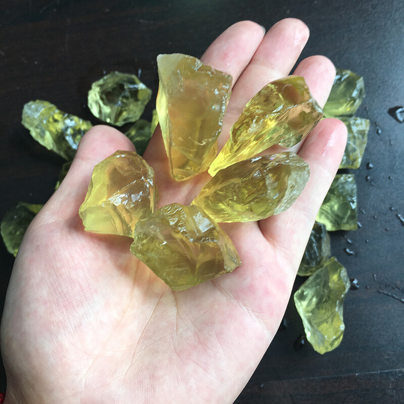 100g 0.22 lb Natural Raw Rough Yellow Citrine Crystal Stone Collection EOB