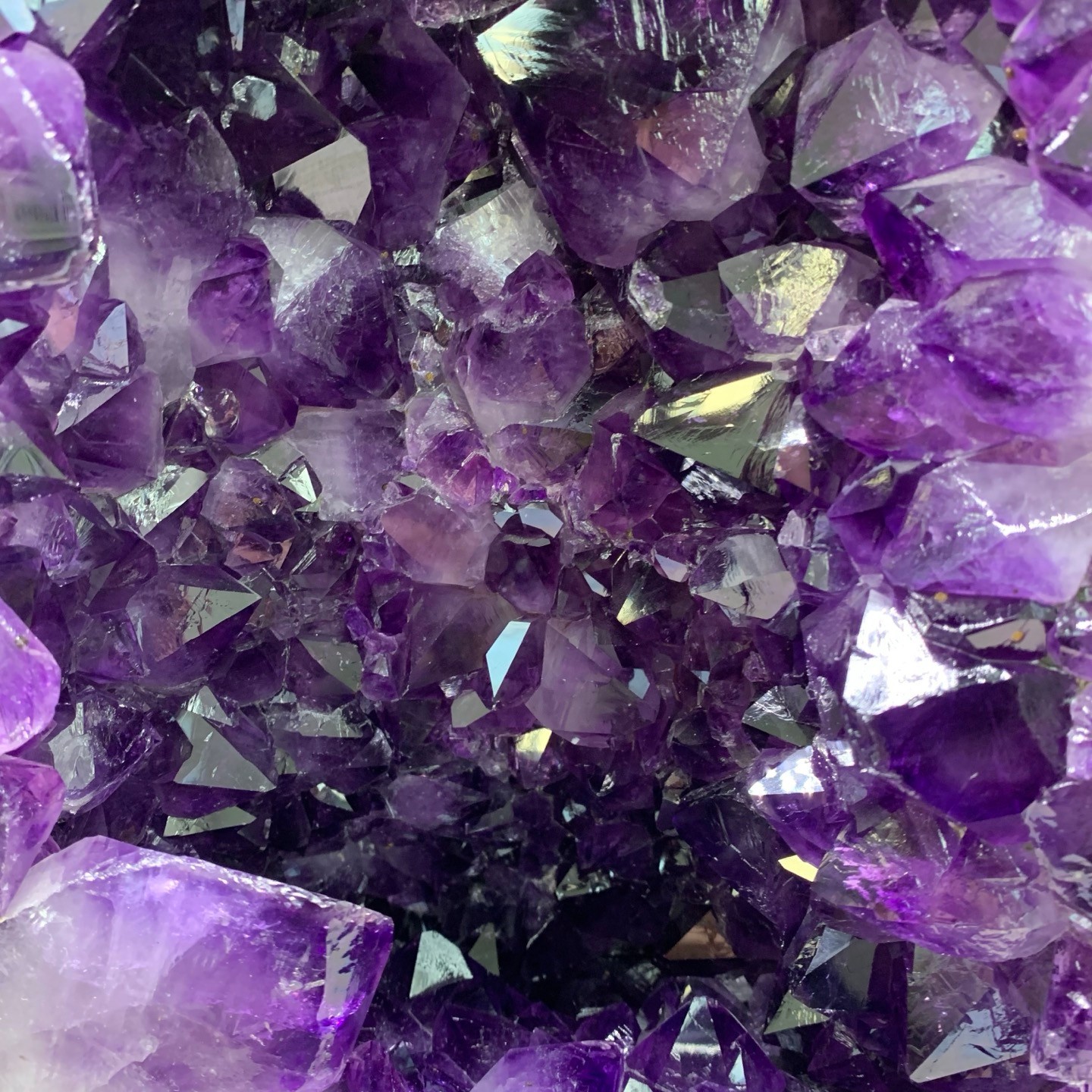 50LB Natural Amethyst Geode Quartz Crystal Cluster Cathedral Energy healing